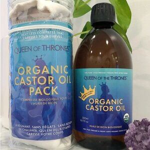 Queen of the Thrones Organic Golden Castor Oil Multipurpose Detoxifying Oil Only